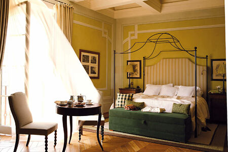 bedroom at Castiglion del Bosco