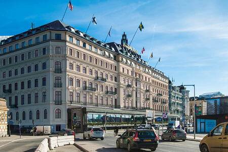 exterior of grand hotel sweden