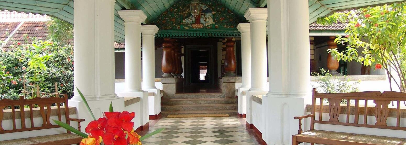 hallway at Kalari Kovilakom