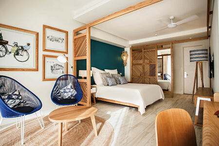 bedroom at le victoria hotel mauritius