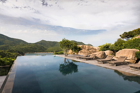 Pool and pool deck - Residence at amanoi luxury resort vietnam