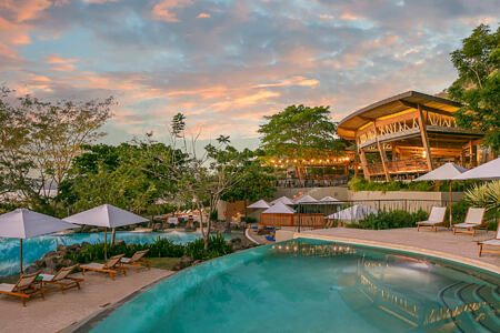 pool at andaz peninsula papagayo hotel costa rica