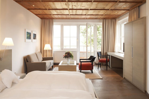double deluxe bedroom at parkhotel igls hotel austria