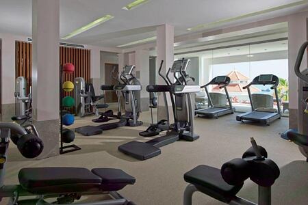 fitness room at amatara wellness resort thailand