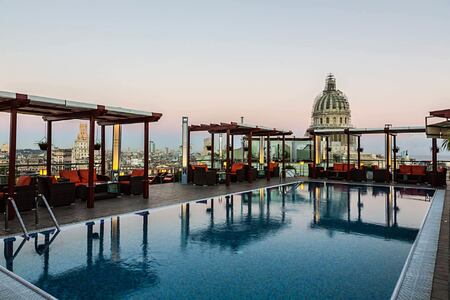 Panoramic view from Mirador swimming pool at Hotel Saratoga Cuba