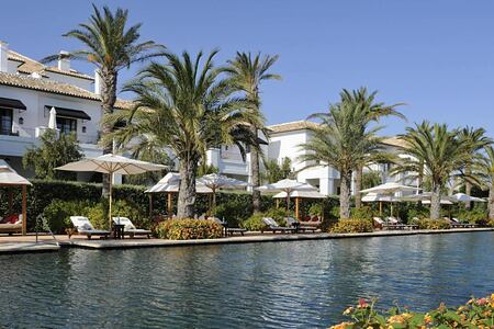 Pool and hotel at Finca Cortesin Spain