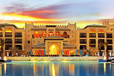 Hotel facade at Mazagan Beach Resort Morocco