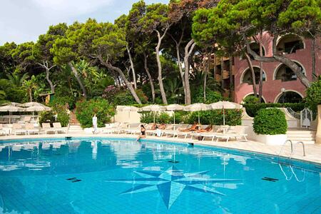 Swimming pool at Forte Village Hotel Castello Sardinia Italy