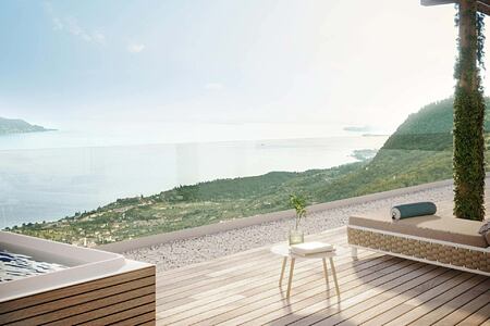 Sky Suite balcony at Lefay Resort and Spa Italy