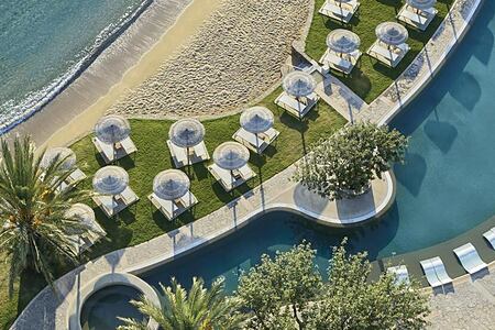 Main pools at Porto Elounda Golf and Spa Crete