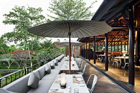 Uma Ubud by Como Bali Cucina Restuarant outdoor terrace